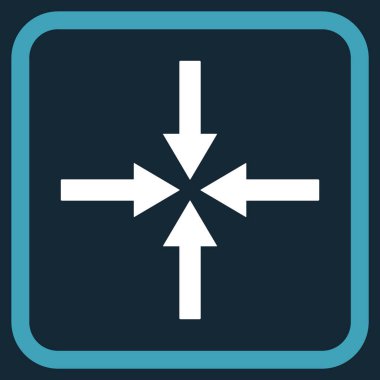 Etkisi oklar bir çerçeve içinde simge vektör