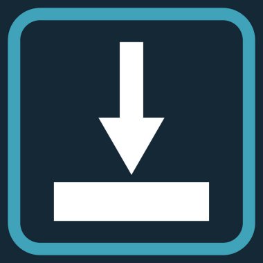 Alt vektör simgesi bir çerçeve içinde hareket