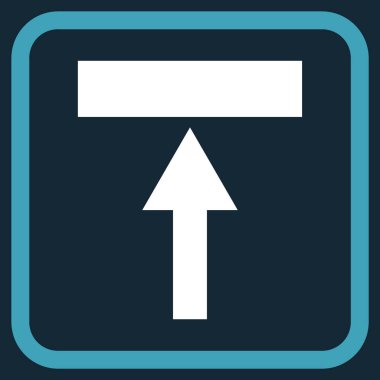 Top vektör simgesi bir çerçeve içinde hareket