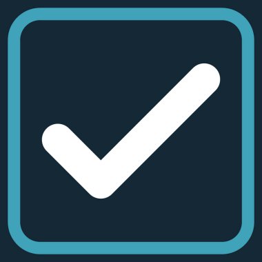 Tamam vektör simgesi bir çerçeve içinde