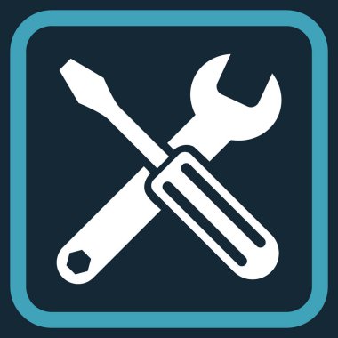 Seçenekleri vektör simgesi bir çerçeve içinde