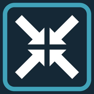 Basınç oklar bir çerçeve içinde simge vektör