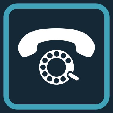 Darbeli aramayı vektör simgesi bir çerçeve içinde