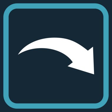 Vektör simgesi bir çerçeve içinde Yinele