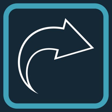 Vektör simgesi bir çerçeve içinde Yinele