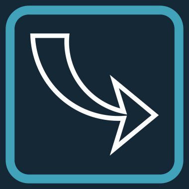 Vektör simgesi bir çerçeve içinde Yinele