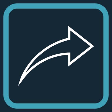 Vektör simgesi bir çerçeve içinde Yinele