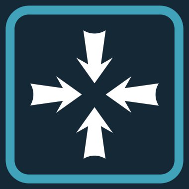 Oklar vektör simgesi bir çerçeve içinde azaltmak