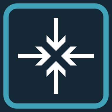 Oklar vektör simgesi bir çerçeve içinde azaltmak