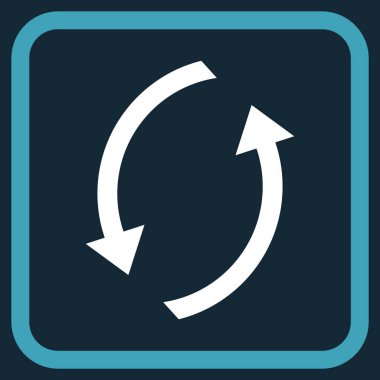 Vektör simgesi bir çerçeve içinde yenileme