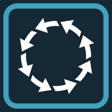 Bir çerçeve içinde CCW vektör simge döndürmek