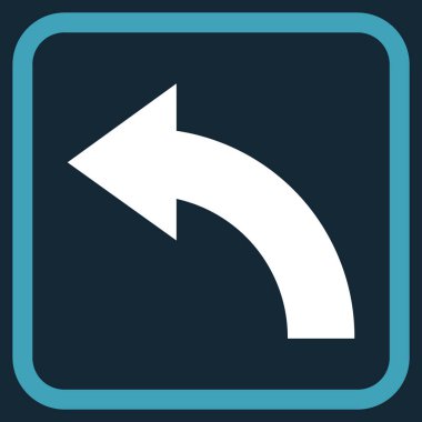 Sol vektör simgesi bir çerçeve içinde döndürme