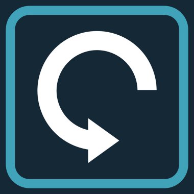 Doğru vektör simgesi bir çerçeve içinde döndürme