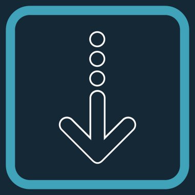 Vektör simgesi bir çerçeve içinde gönderin