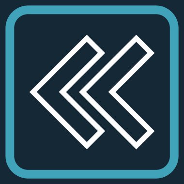 Shift Sol vektör simgesi bir çerçeve içinde