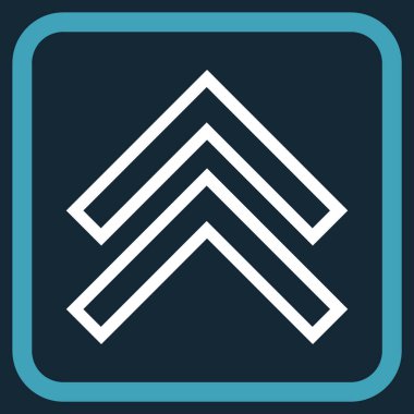 Vektör simgesi bir çerçeve içinde yukarı kayması