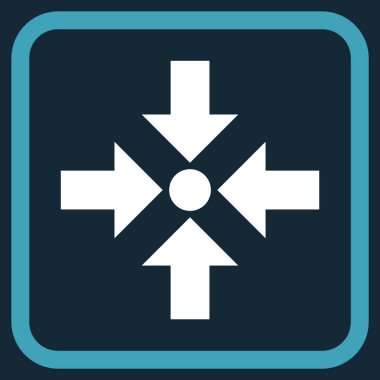 Oklar vektör simgesi bir çerçeve içinde küçültmek