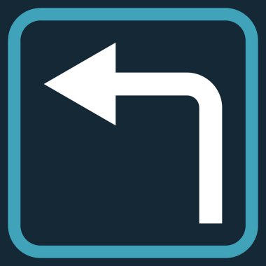 Sol vektör simge bir çerçevede açmak