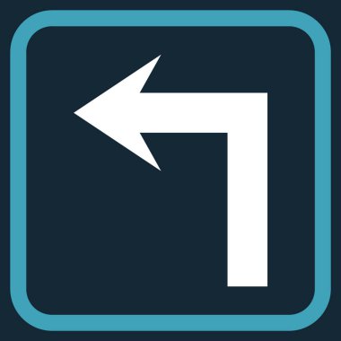 Sol vektör simge bir çerçevede açmak