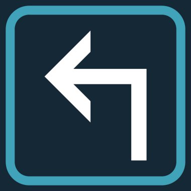 Sol vektör simge bir çerçevede açmak