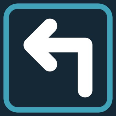 Sol vektör simge bir çerçevede açmak