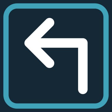 Sol vektör simge bir çerçevede açmak