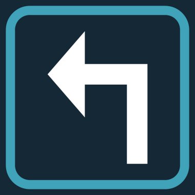 Sol vektör simge bir çerçevede açmak