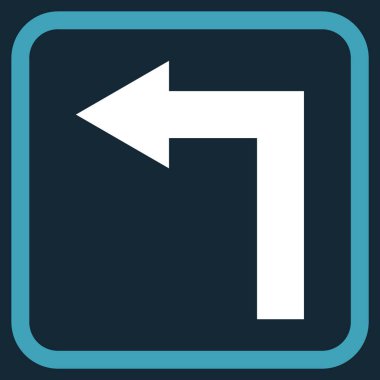 Sol vektör simge bir çerçevede açmak