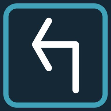 Sol vektör simge bir çerçevede açmak