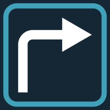 Doğru vektör simge bir çerçevede açmak