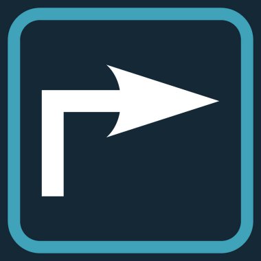 Doğru vektör simge bir çerçevede açmak