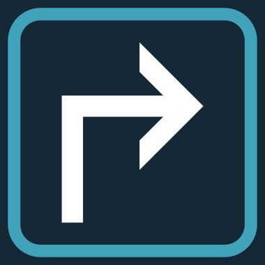 Doğru vektör simge bir çerçevede açmak