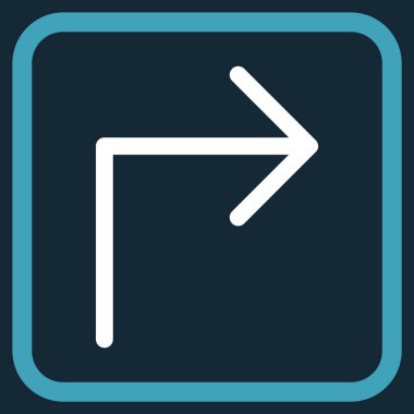 Doğru vektör simge bir çerçevede açmak