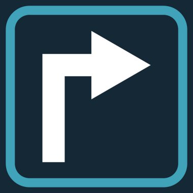 Doğru vektör simge bir çerçevede açmak