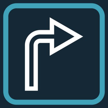 Doğru vektör simge bir çerçevede açmak