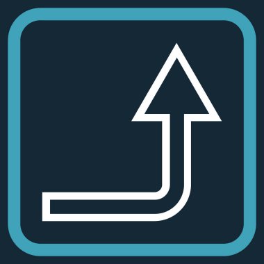 Vektör simgesi bir çerçevede aç