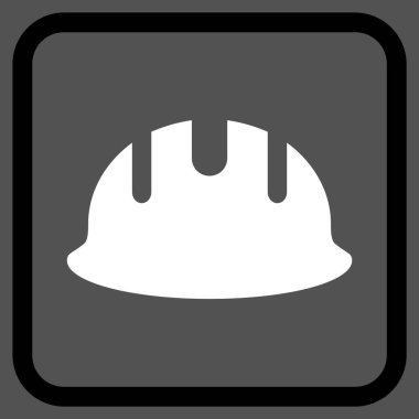 Oluşturucu işçisi vektör simgesi bir çerçeve içinde