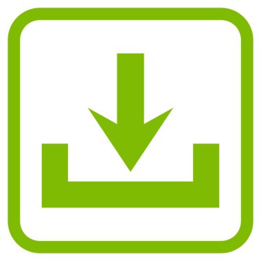 Vektör simgesi bir çerçeve içinde indirme