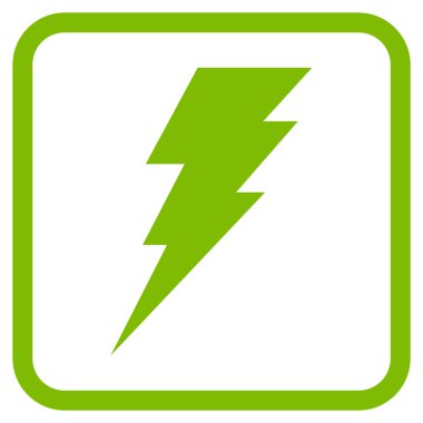 Vektör simgesi bir çerçeve içinde yürütmek