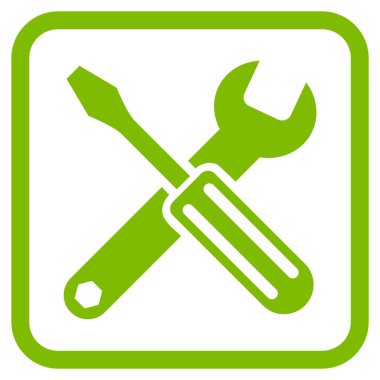 Seçenekleri vektör simgesi bir çerçeve içinde