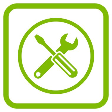 Seçenekleri vektör simgesi bir çerçeve içinde