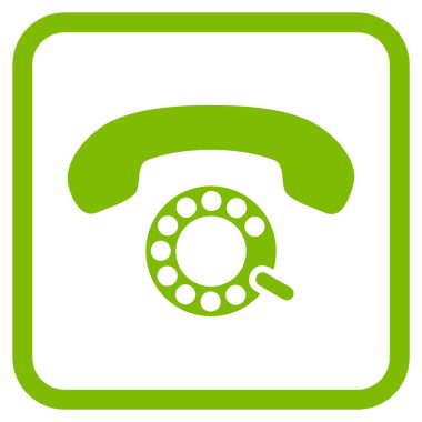 Darbeli aramayı vektör simgesi bir çerçeve içinde