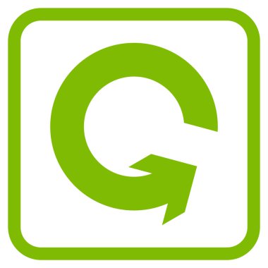 Bir çerçeve içinde CCW vektör simge döndürmek