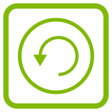 Bir çerçeve içinde CCW vektör simge döndürmek