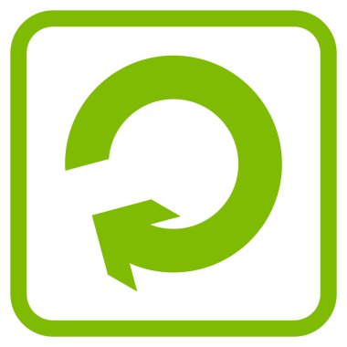 Vektör simgesi bir çerçeve içinde döndürme