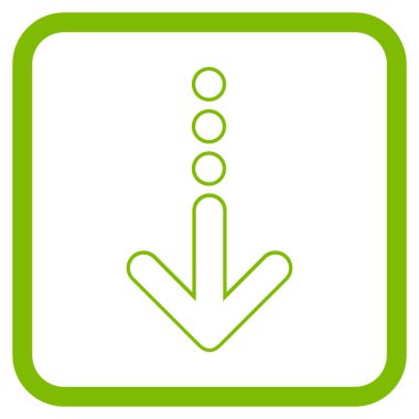 Vektör simgesi bir çerçeve içinde gönderin