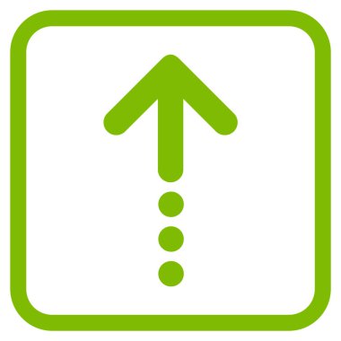 Vektör simgesi bir çerçeve içinde gönder