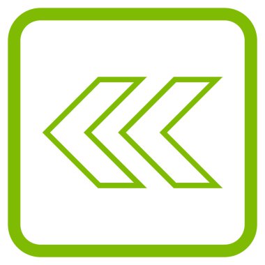 Shift Sol vektör simgesi bir çerçeve içinde