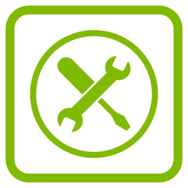 Vektör simgesi bir çerçeve içinde ayarlama