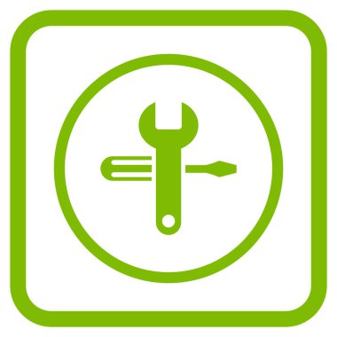 Vektör simgesi bir çerçeve içinde ayarlama